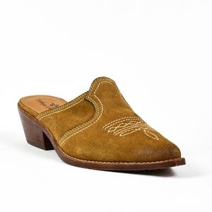 Patricia Nash Women's Battista Slip-On Mules Tan